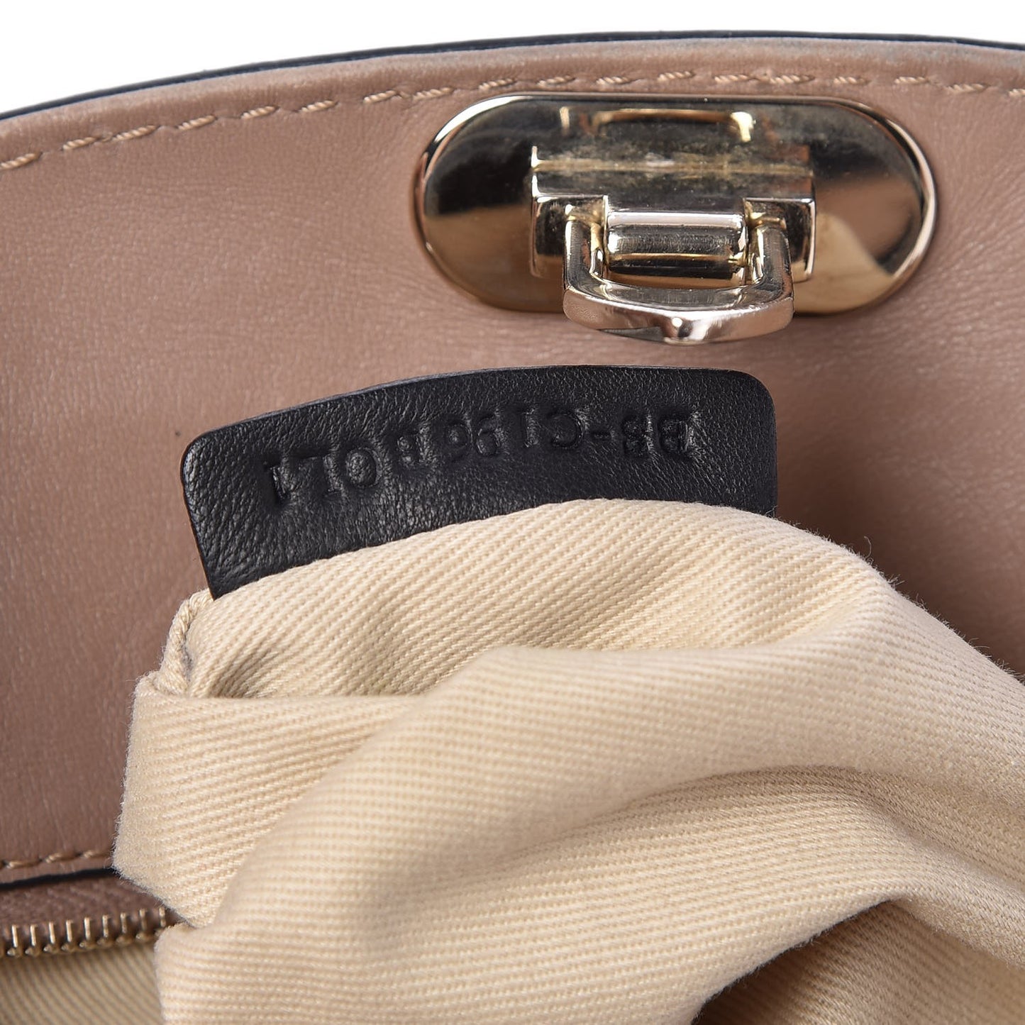 Calfskin Rockstud New Dome Bucket Tote Poudre