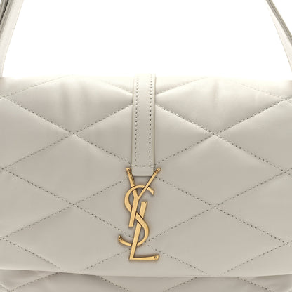 Saint Laurent Lambskin Quilted Le 57 Diamond Shoulder Bag Crema Soft 7 of 9