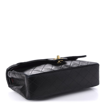 Chanel Lambskin Quilted Medium Double Flap Black 4 of 11