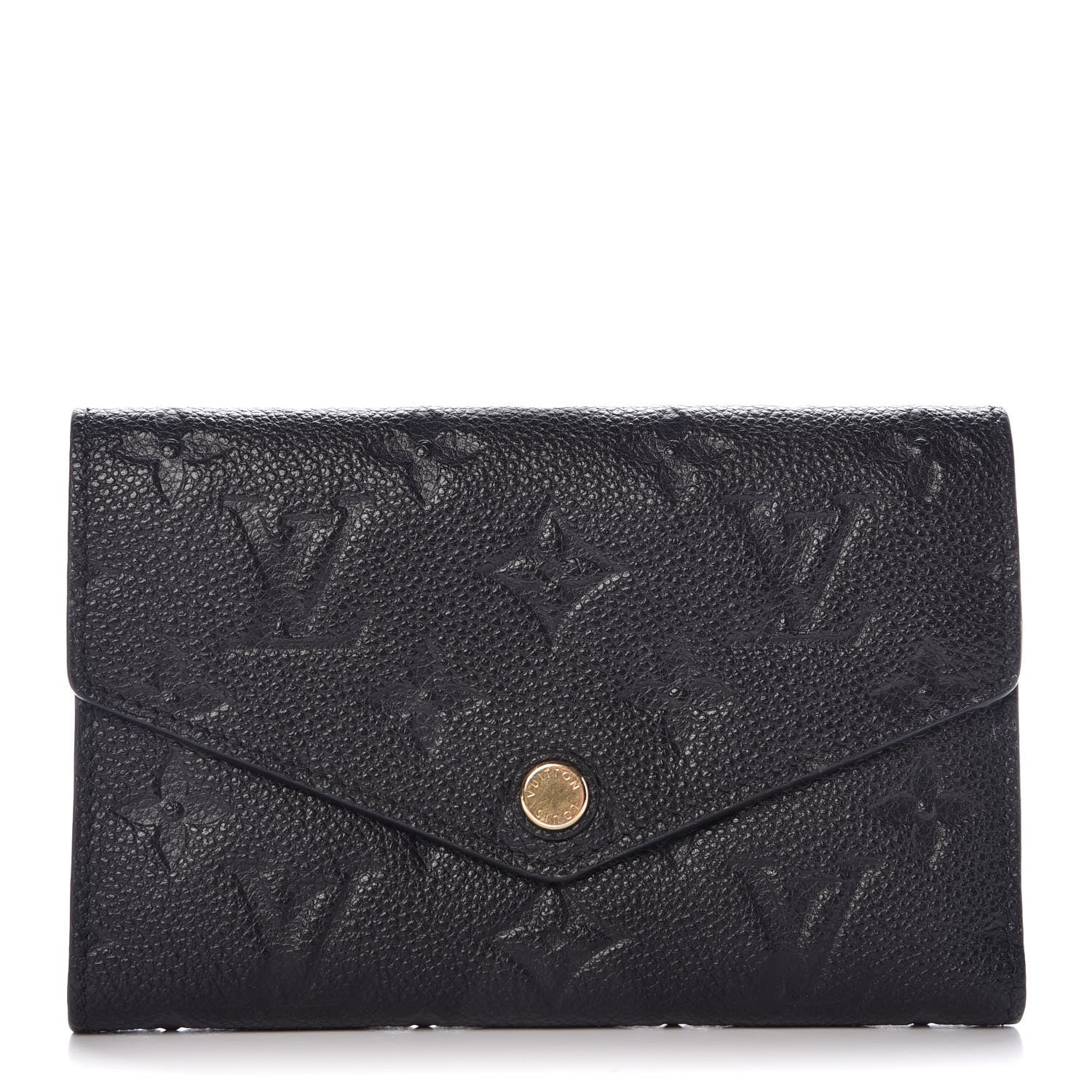 Louis Vuitton Empreinte Compact Curieuse Wallet Black 1 of 8