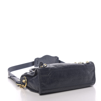 Balenciaga Agneau Giant 12 Gold Hardware Mini City Bleu Obscur 3 of 9