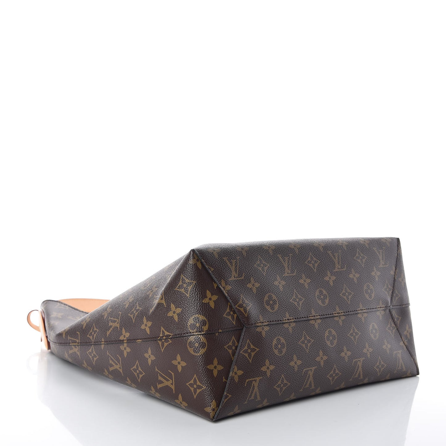 Monogram Flower Hobo Beige