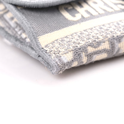 Christian Dior Oblique Slim Saddle Pouch Grey 7 of 9