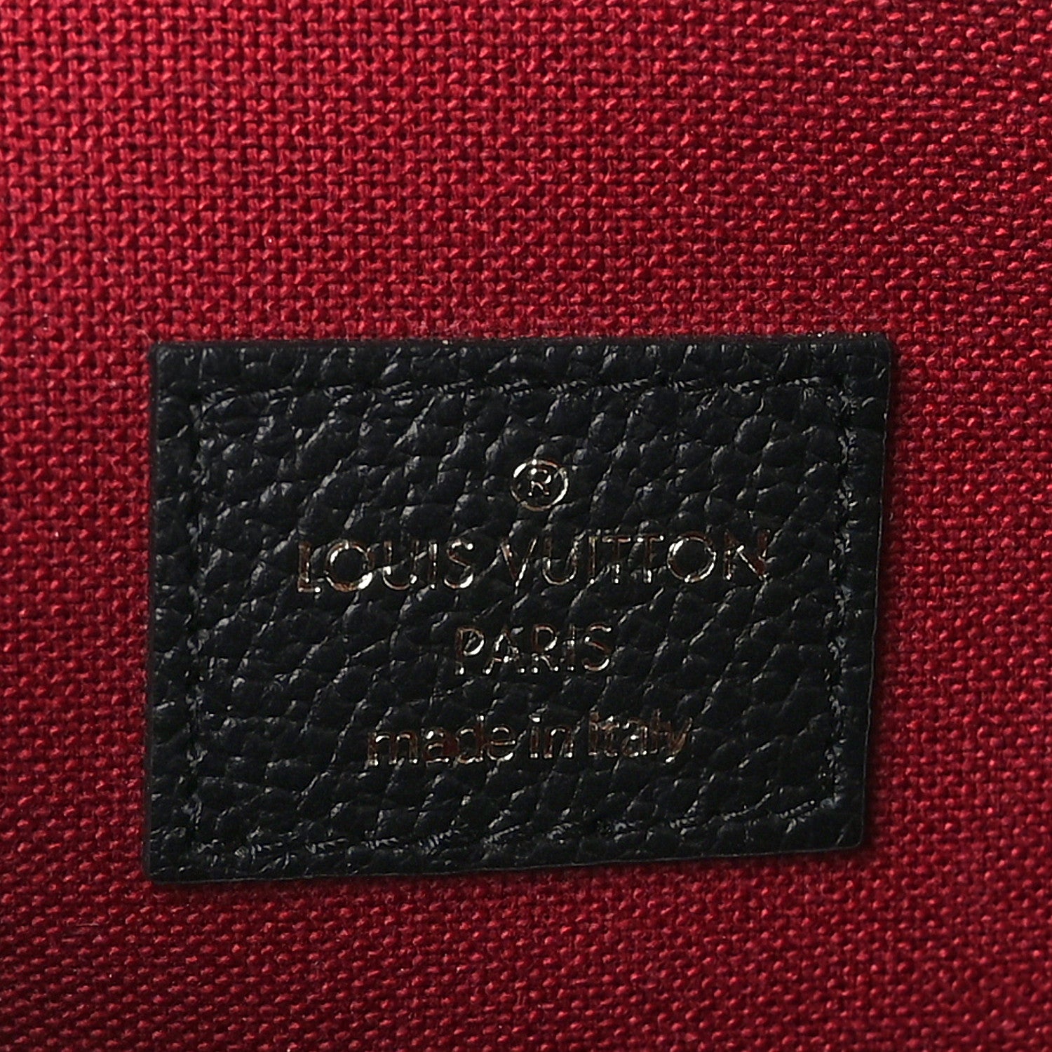 Louis Vuitton Empreinte Monogram Giant Felicie Pochette Black Beige 7 of 9