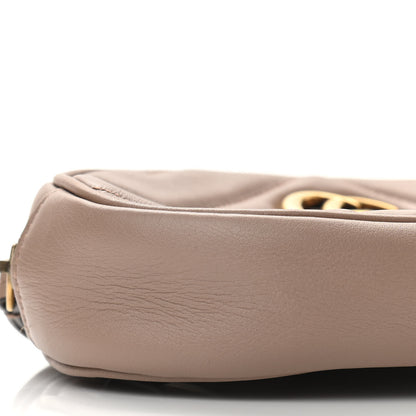 Gucci Calfskin Matelasse GG Marmont Belt Bag 75 30 Porcelain Rose 12 of 13