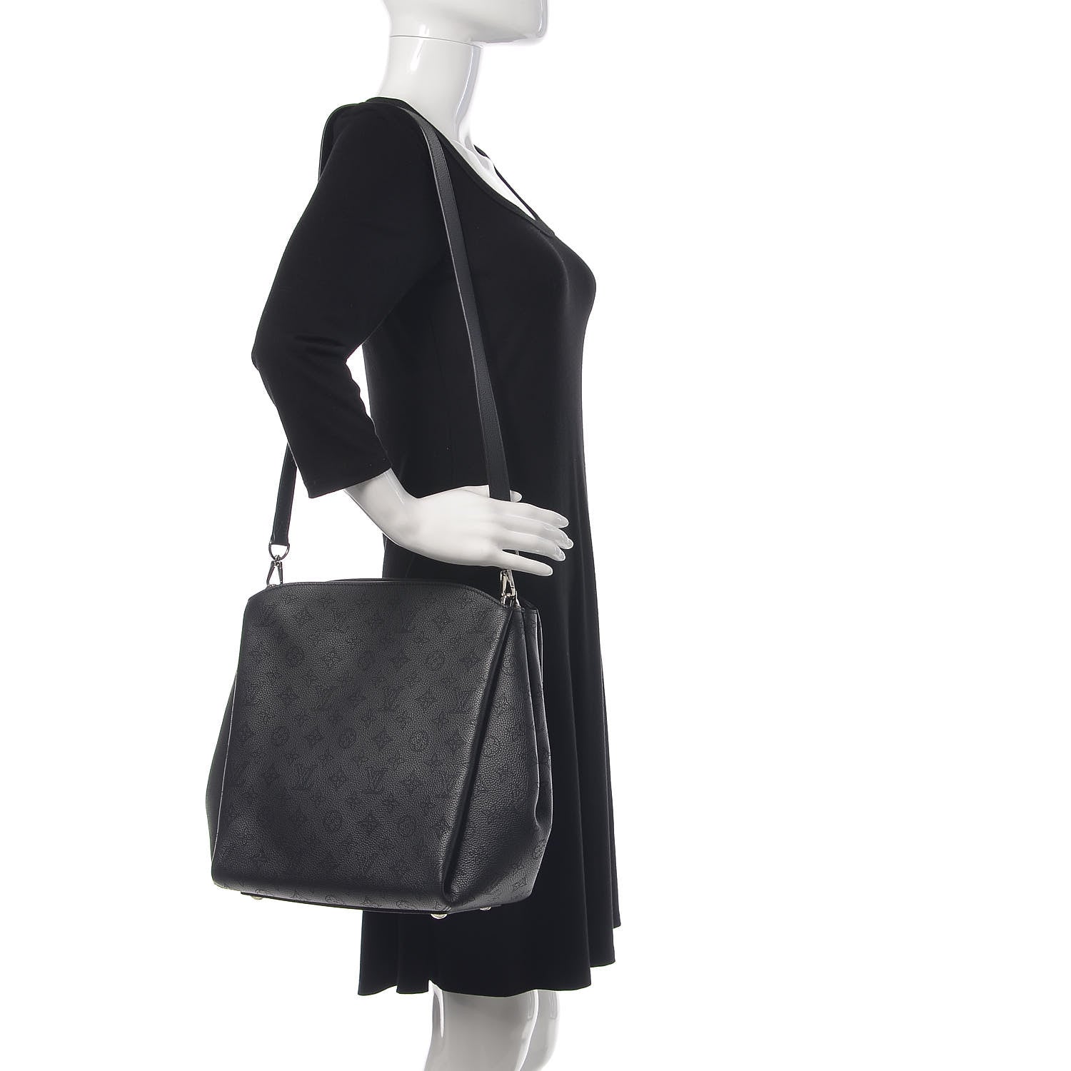 Louis Vuitton Mahina Babylone PM Black 2 of 15
