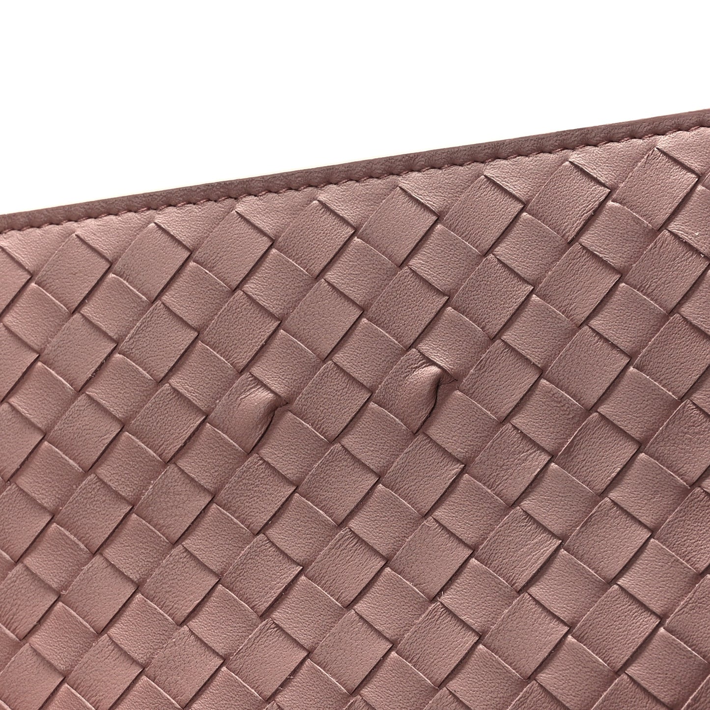Nappa Intrecciato Continental Wallet on Chain Violet