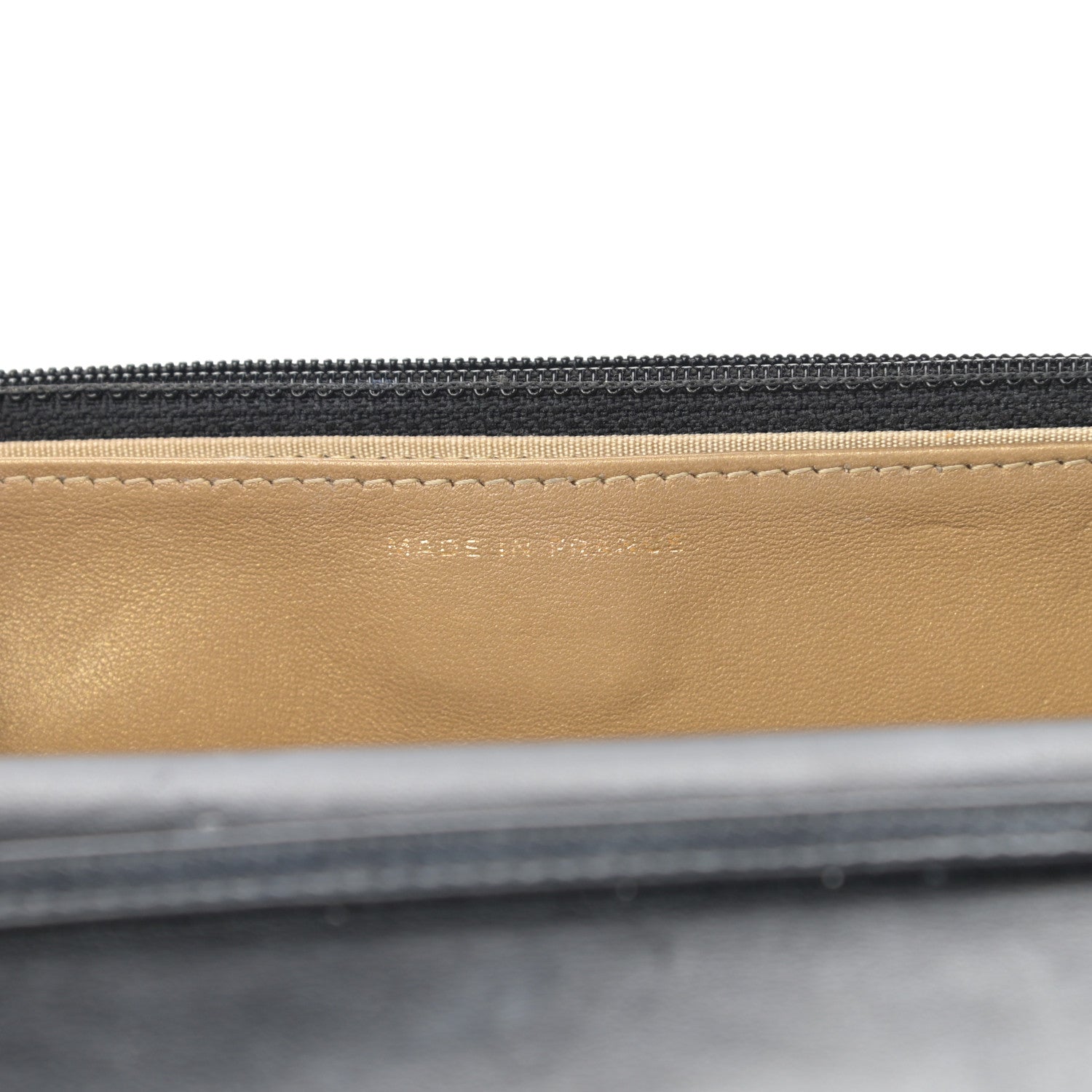 Chanel Lambskin Quilted CC Pearl Crush Wallet on Chain WOC Black 7 of 19