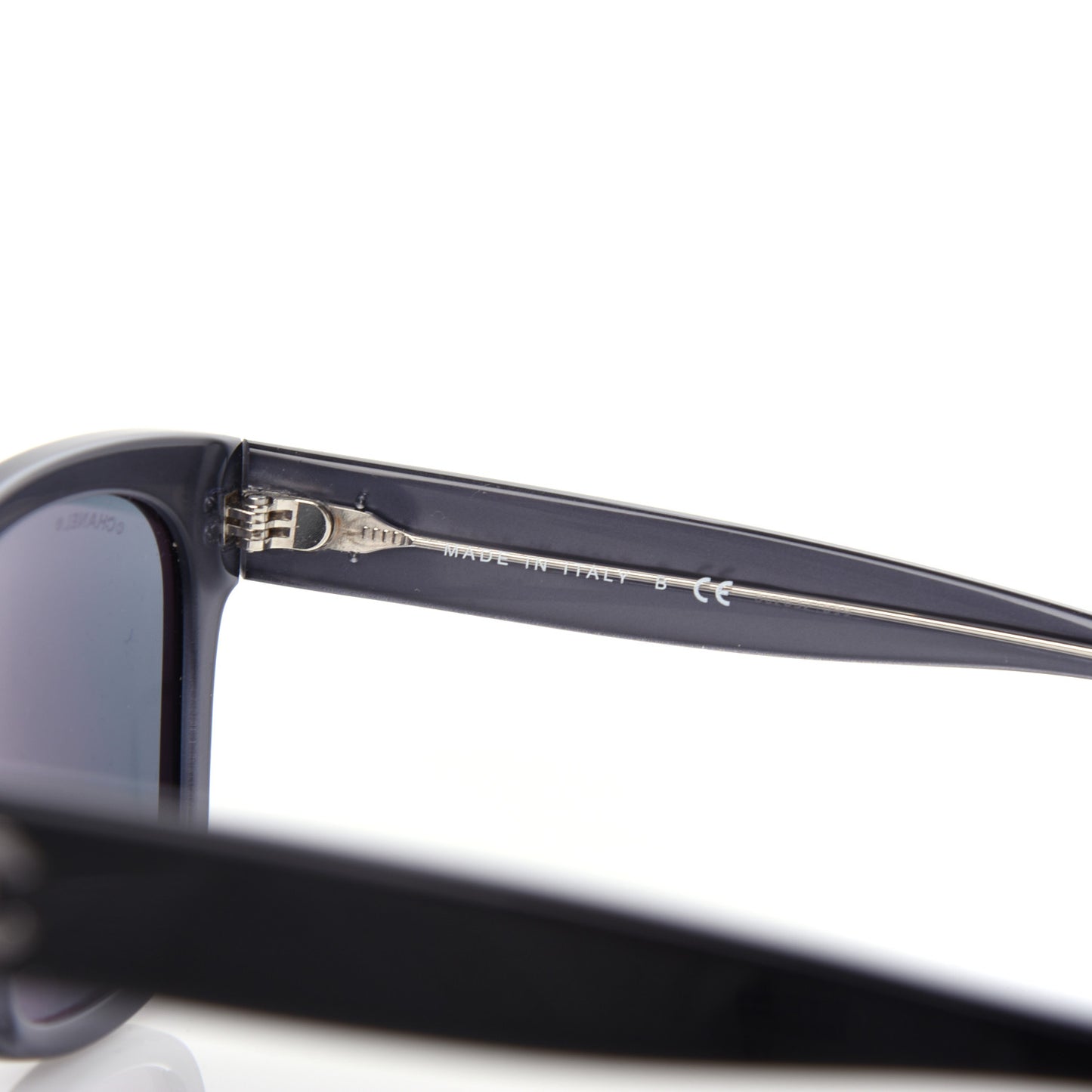 Acetate Square CC Sunglasses 5380 Black