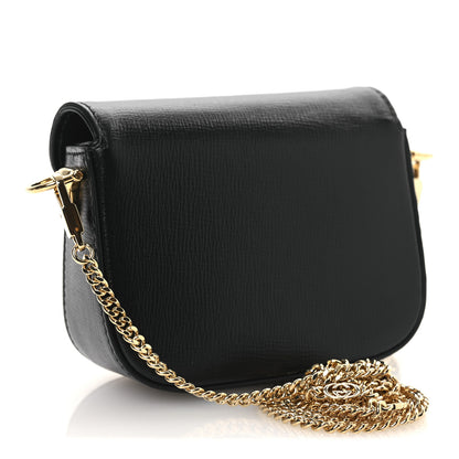 Gucci Azalea Calfskin Horsebit 1955 Super Mini Crossbody Bag Black 3 of 10