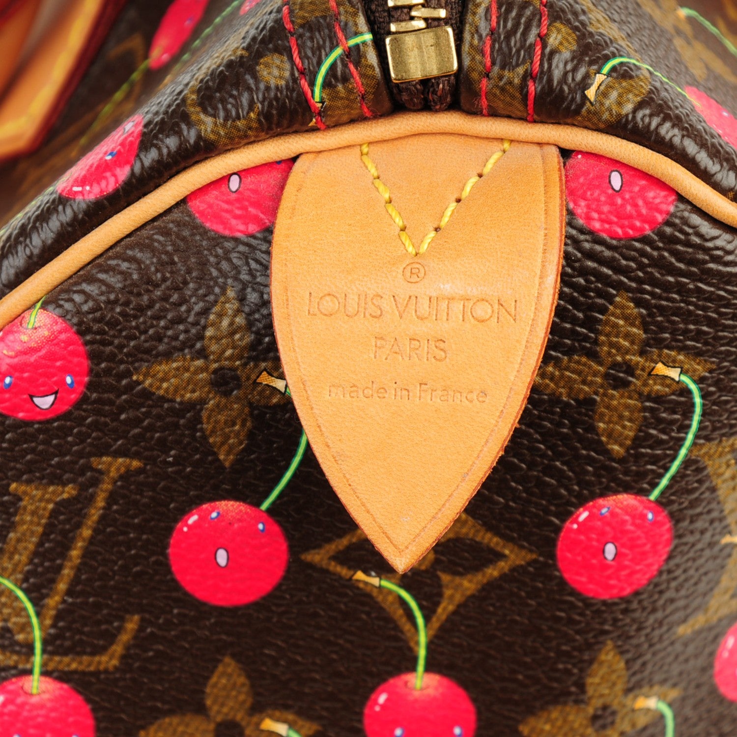 Louis Vuitton Monogram Cerises Speedy 25 5 of 7