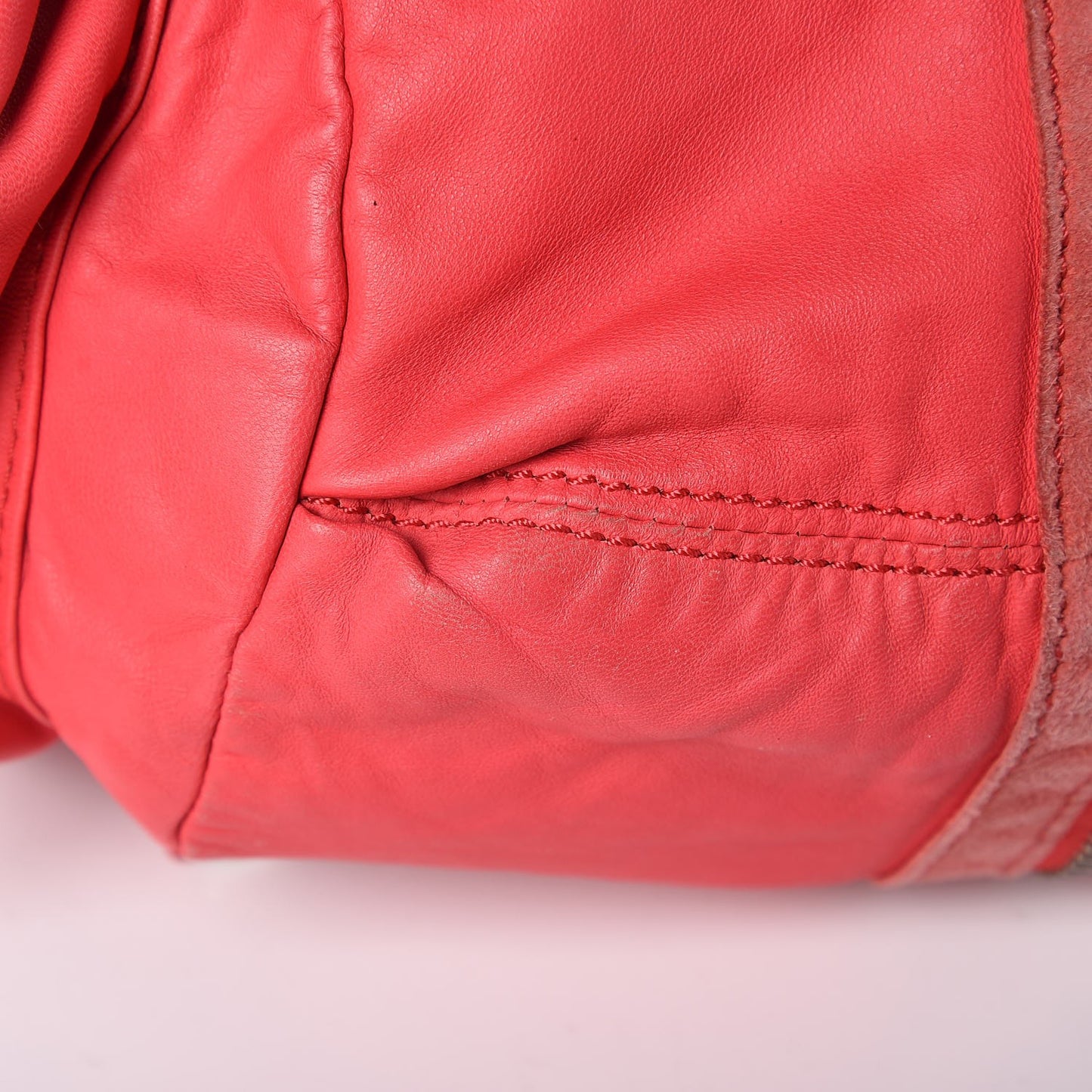Lambskin Marti Convertible Backpack Cola Rhodium Hardware
