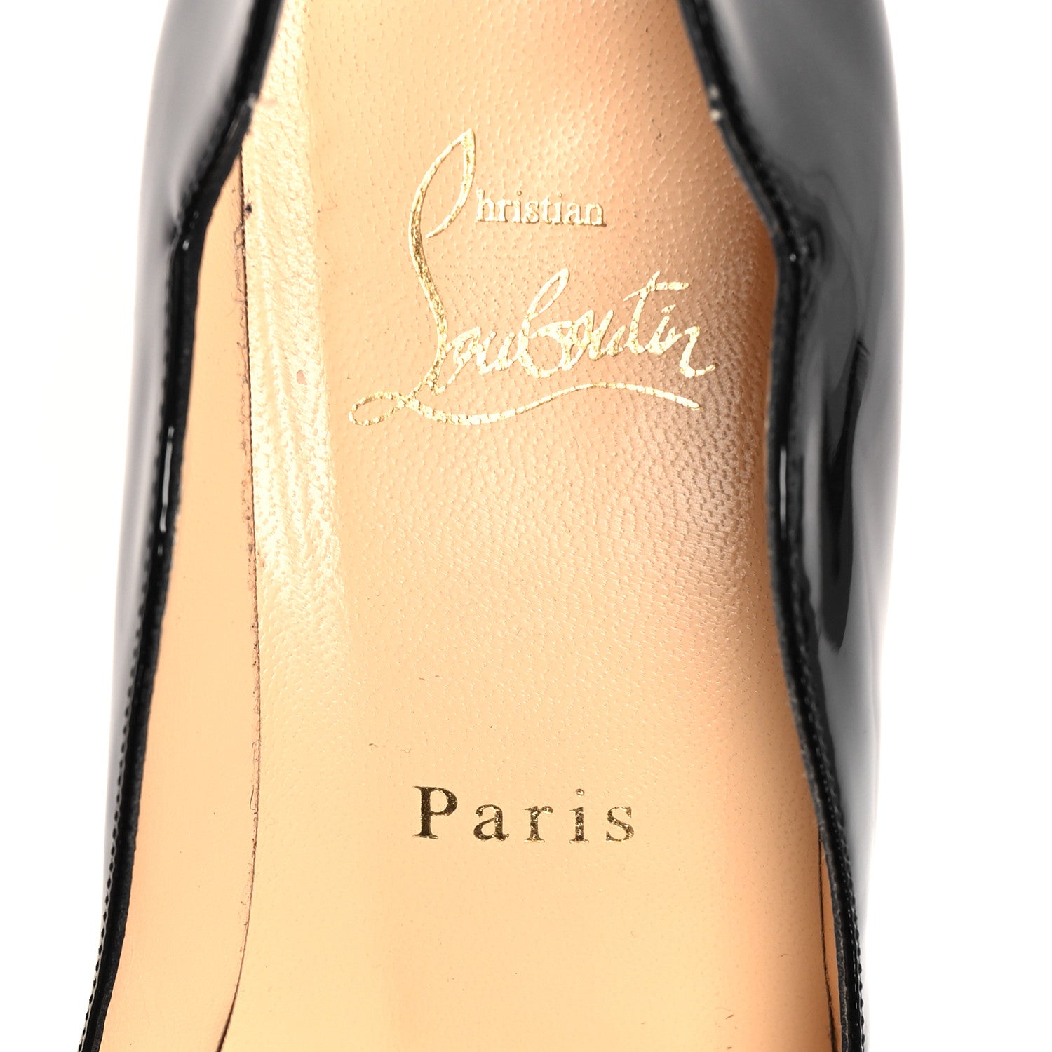 Christian Louboutin Patent Hot Chick 70 Pumps 38 Black 8 of 8