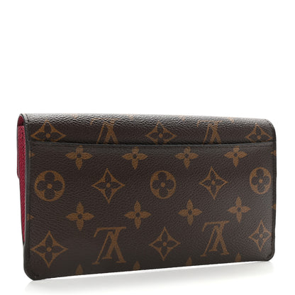 Louis Vuitton Monogram Jeanne Wallet Fuchsia 4 of 7