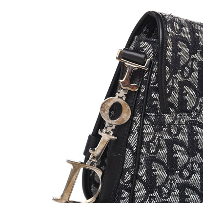 Christian Dior Monogram Flap Messenger Navy Blue 7 of 12