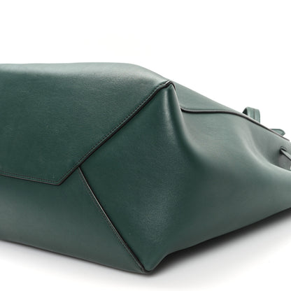 Celine Smooth Calfskin Small Belt Cabas Phantom Dark Green 9 of 10