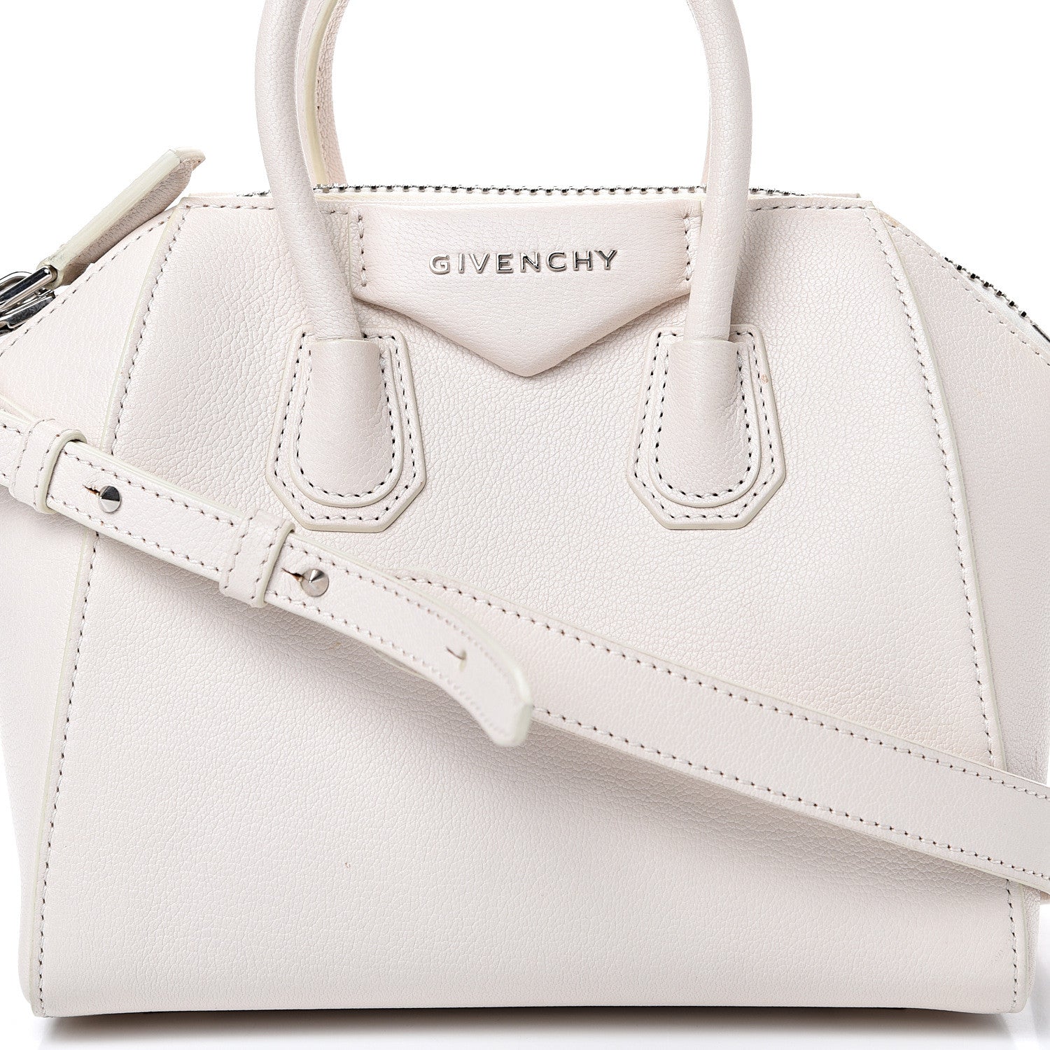 Givenchy Sugar Goatskin Mini Antigona White 7 of 20