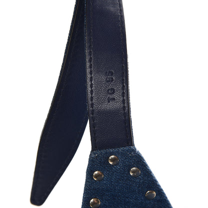 Valentino Garavani Denim Rockstud Spike Belt Bag 95 Denim 10 of 10