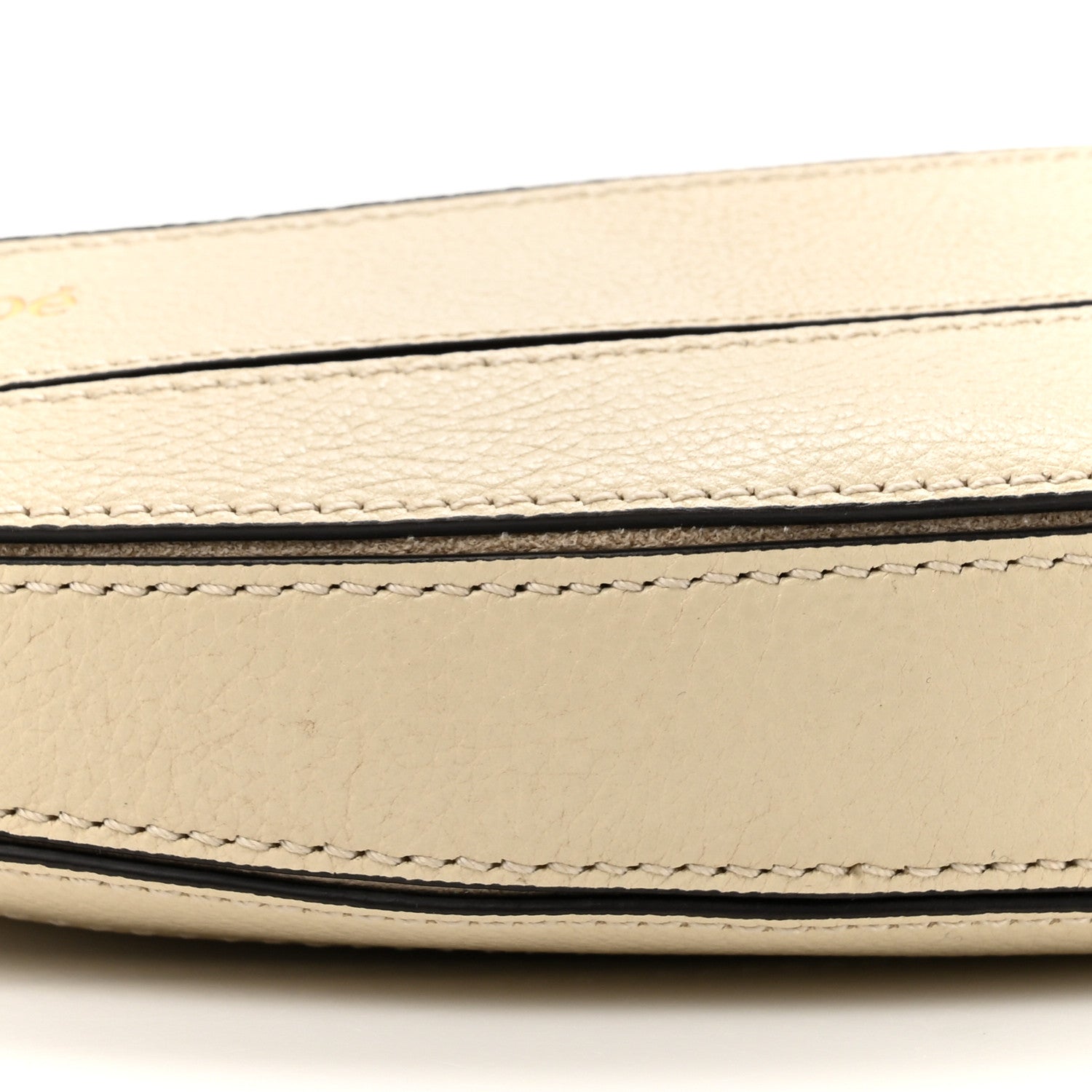 Chloe Grained Calfskin Banana Crossbody Bag Vegetal Beige 10 of 10