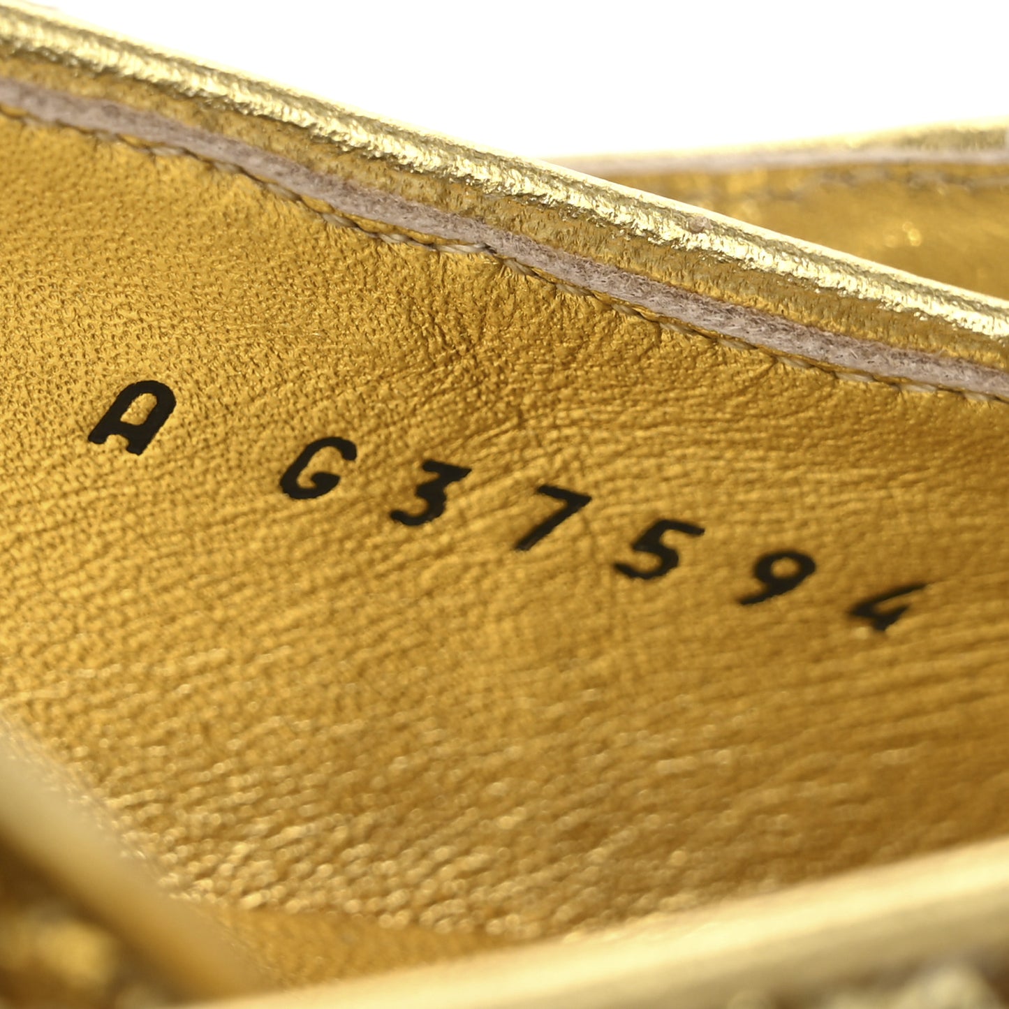 Glitter Grosgrain Cap Toe CC Slingback Pumps 37 Gold Black
