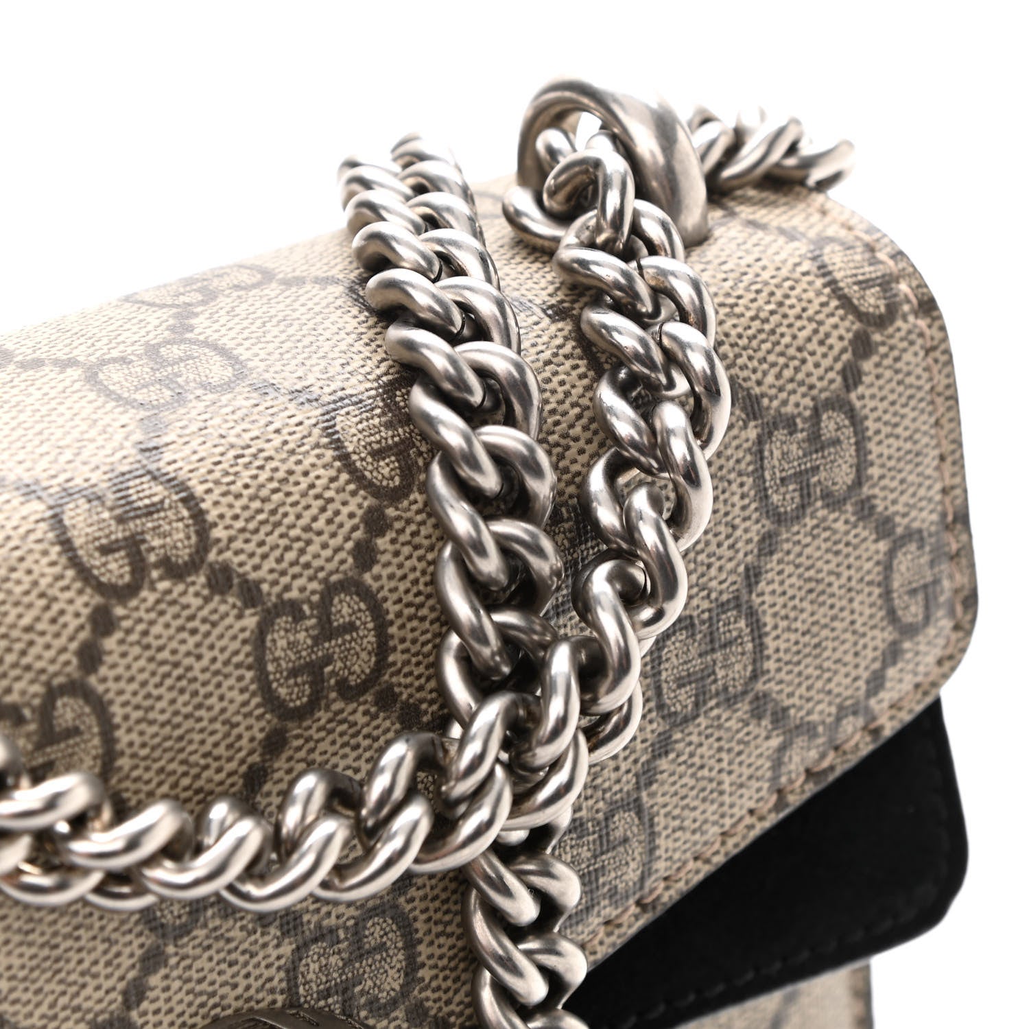 Gucci GG Supreme Monogram Mini Dionysus Shoulder Bag Black 11 of 12