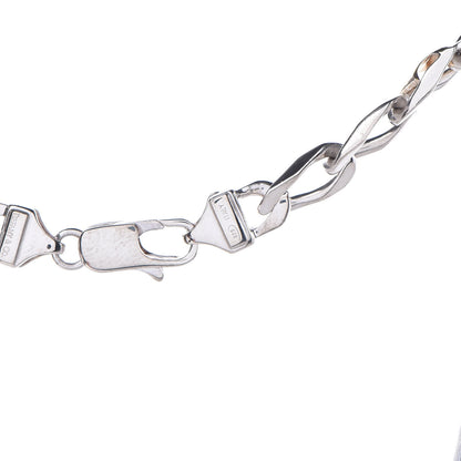 Tiffany Sterling Silver 18K Yellow Gold Curb Chain Necklace 6 of 6