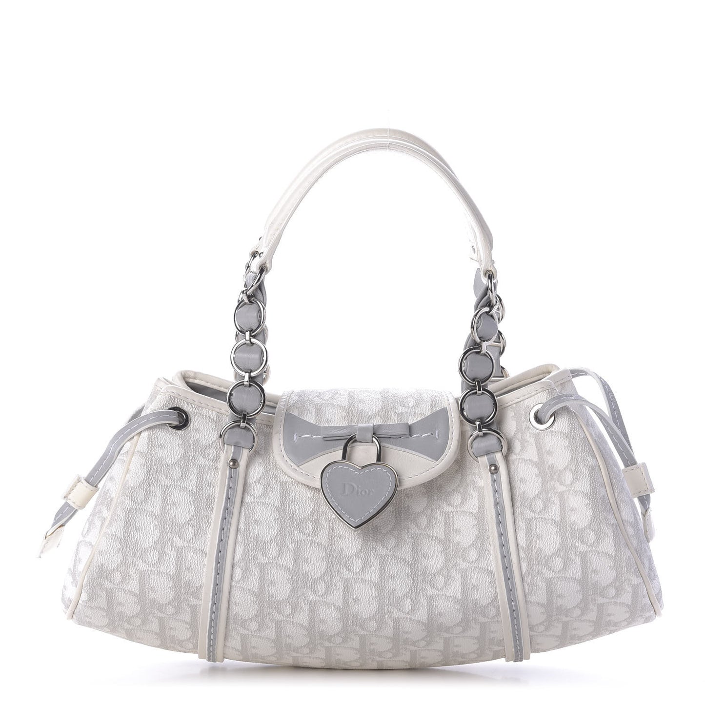 Monogram Romantique Trotter Flap Bag Grey