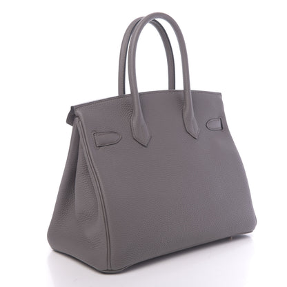 Hermes Togo Birkin 30 Etain 3 of 11