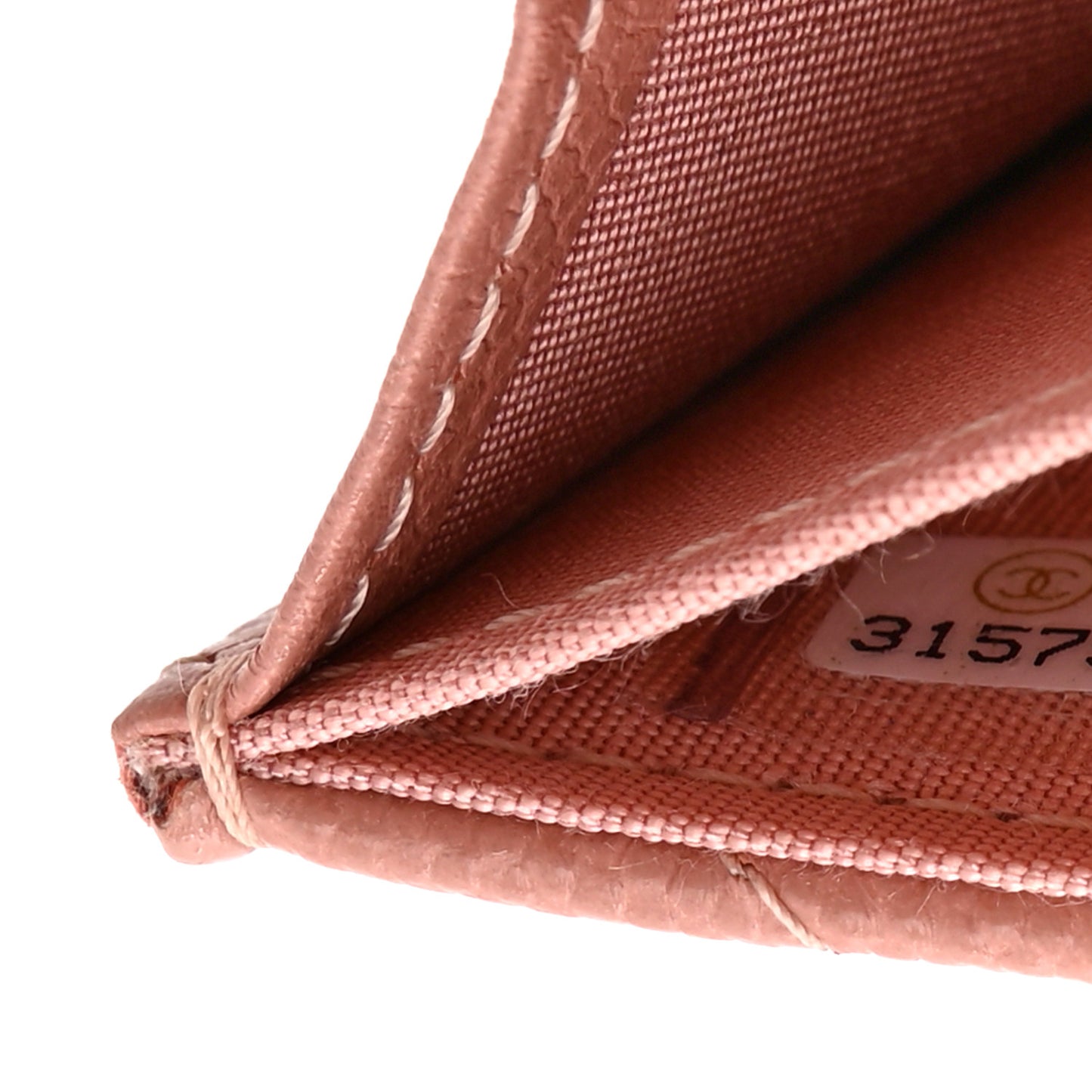Caviar Quilted Bracelet On Chain Clutch Pink