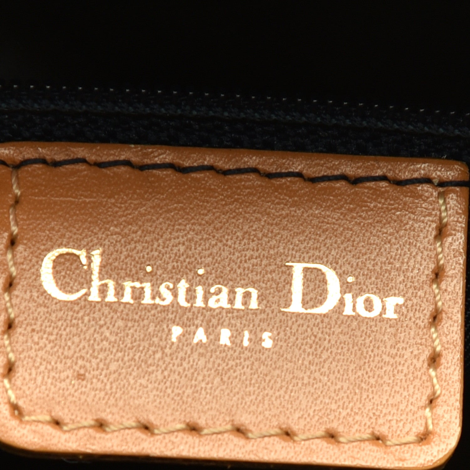 Christian Dior Denim Calfskin Saddle Bowler Blue 6 of 10