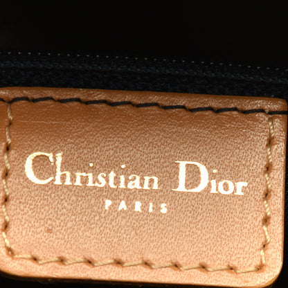 Christian Dior Denim Calfskin Saddle Bowler Blue 6 of 10