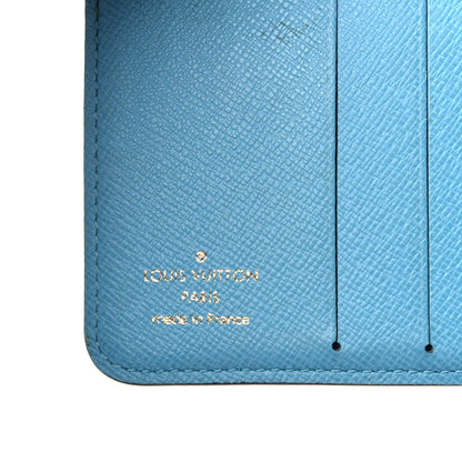 Louis Vuitton Monogram Groom Compact Zip Wallet Blue 6 of 7