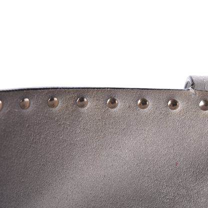 Valentino Garavani Grained Calfskin Rockstud Shoulder Tote Perla 17 of 20