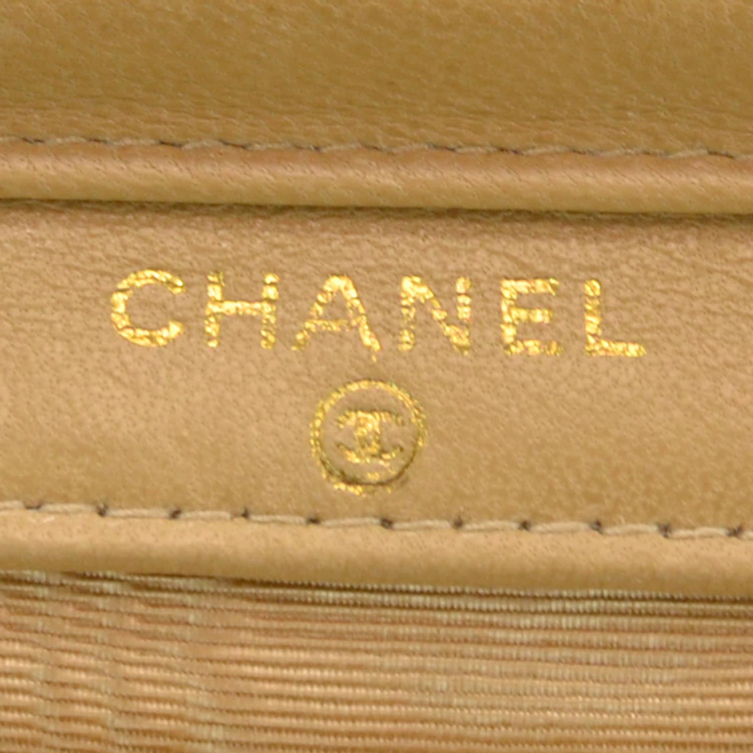 Chanel Caviar Wallet on Chain WOC Beige 5 of 7