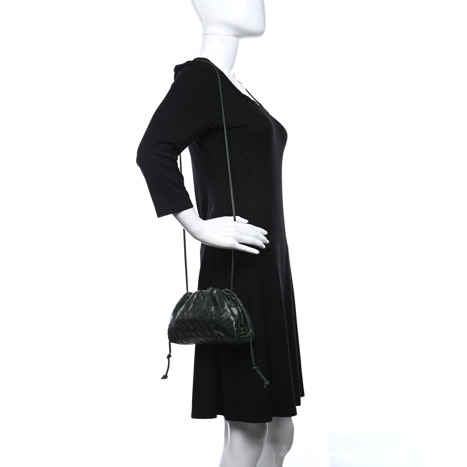 Bottega Veneta Nappa Intrecciato The Mini Pouch Moss 2 of 9