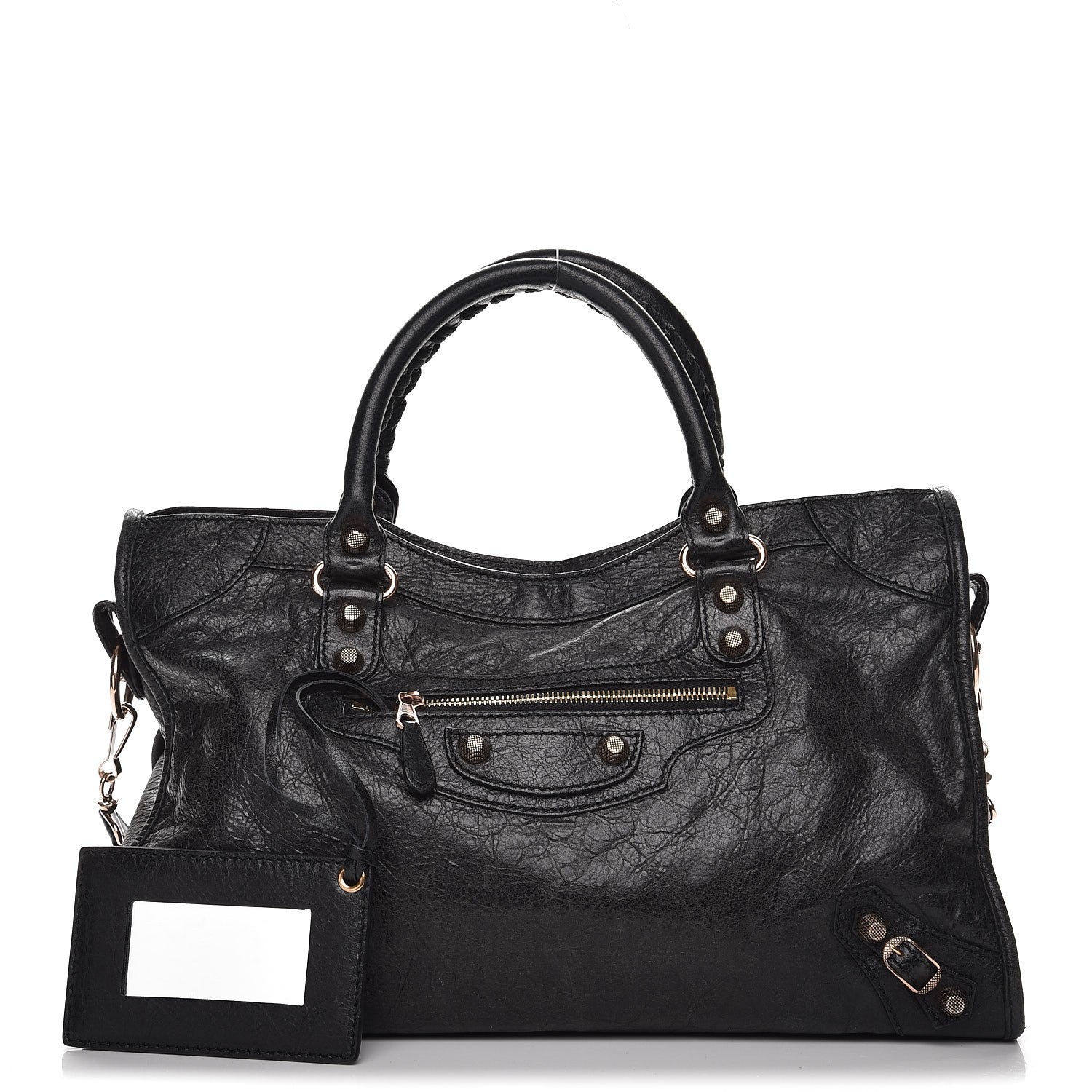 Balenciaga Agneau Giant 12 Rose Gold Hardware City Black 1 of 10