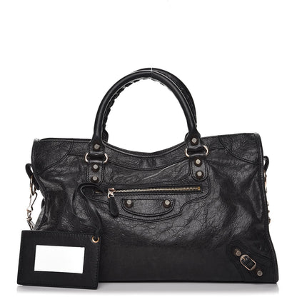Balenciaga Agneau Giant 12 Rose Gold Hardware City Black 1 of 10