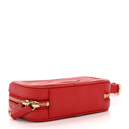 Chanel Lambskin CC Mania Camera Case Red 4 of 10