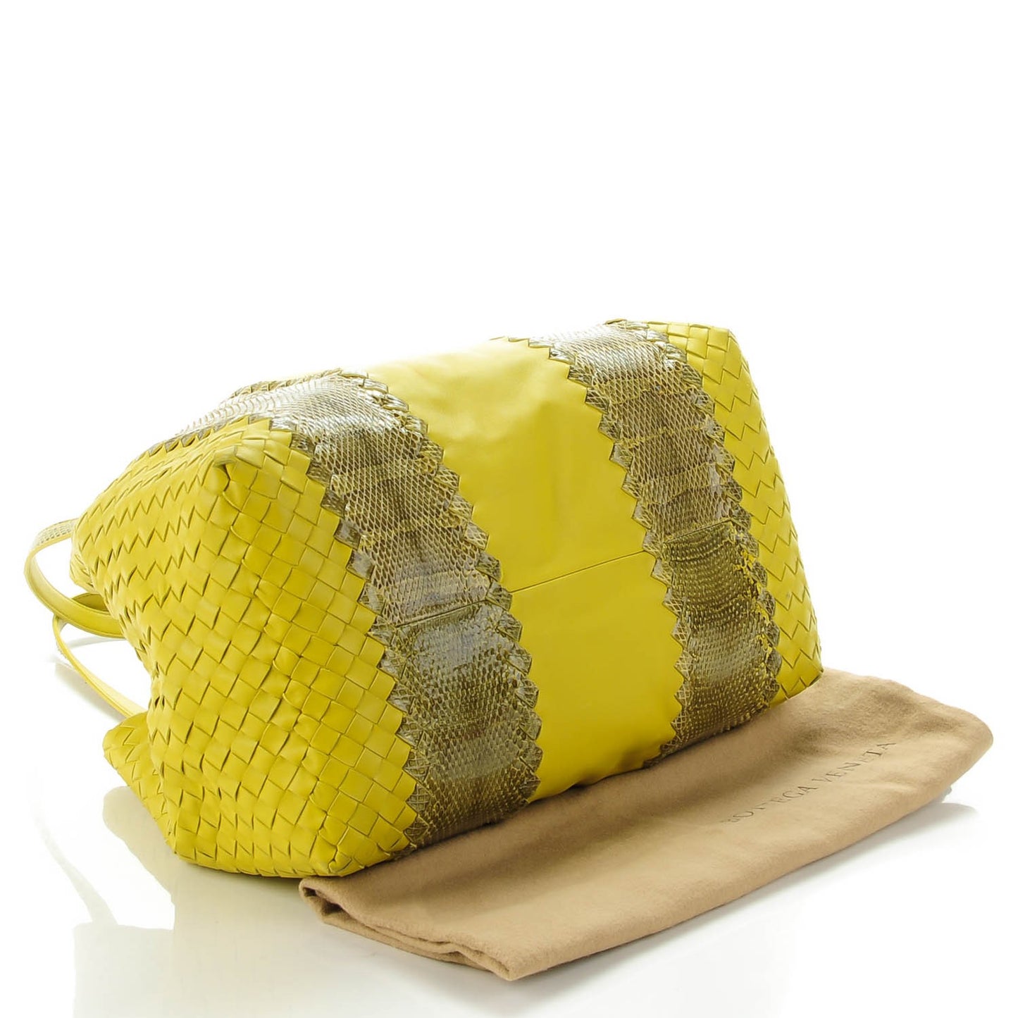 Nappa Intrecciato Ayers Medium Tote Ancient Gold