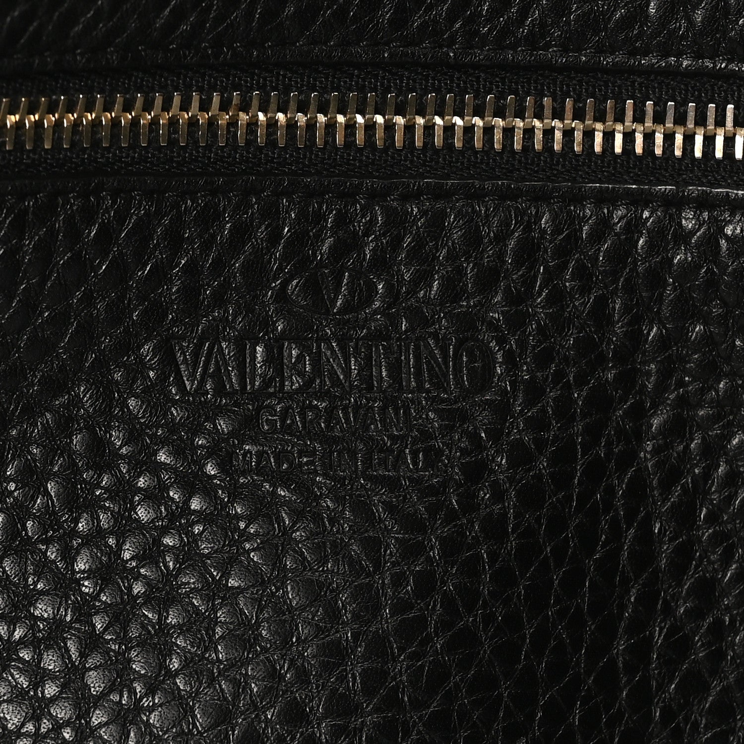 Valentino Garavani Pebbled Calfskin Medium Rockstud Tote Black 5 of 10