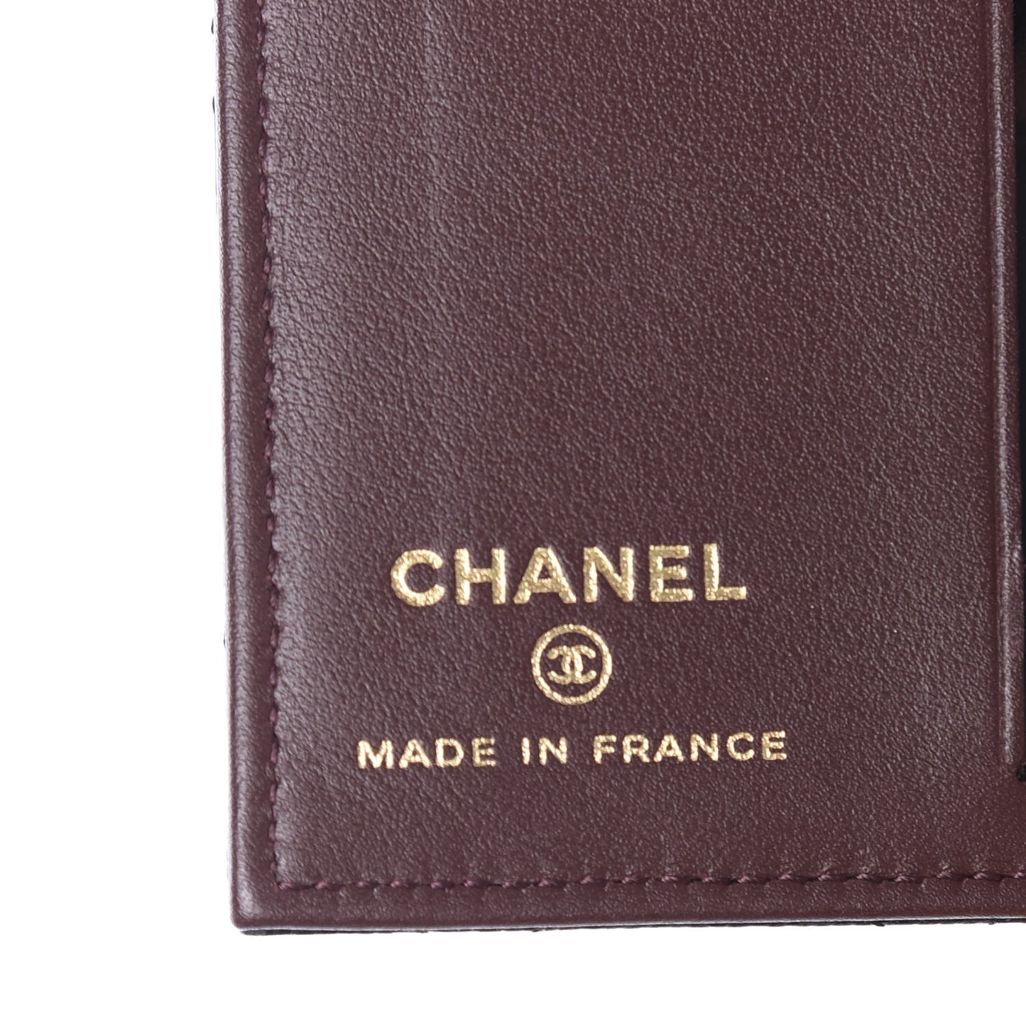 Caviar Quilted Card Holder Wallet Black