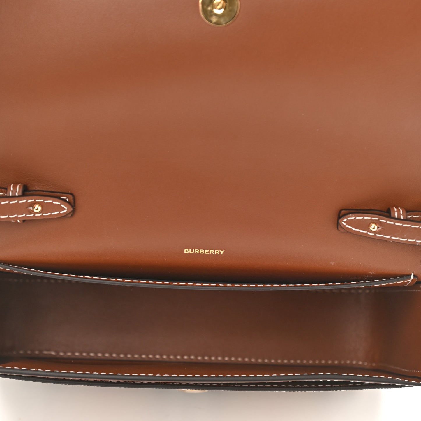 Calfskin Vintage Check Penny Bag Archive Beige Tan