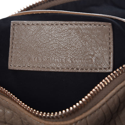 Alexander Wang Pebbled Lambskin Rocco Latte Rose Gold Hardware 6 of 12
