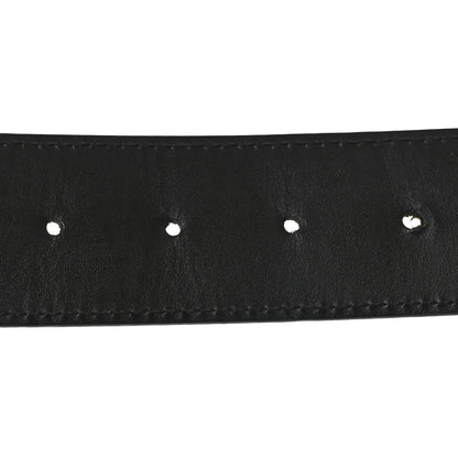 Louis Vuitton Calfskin Monogram LV Initiales Reversible 90 36 Belt Black 4 of 5