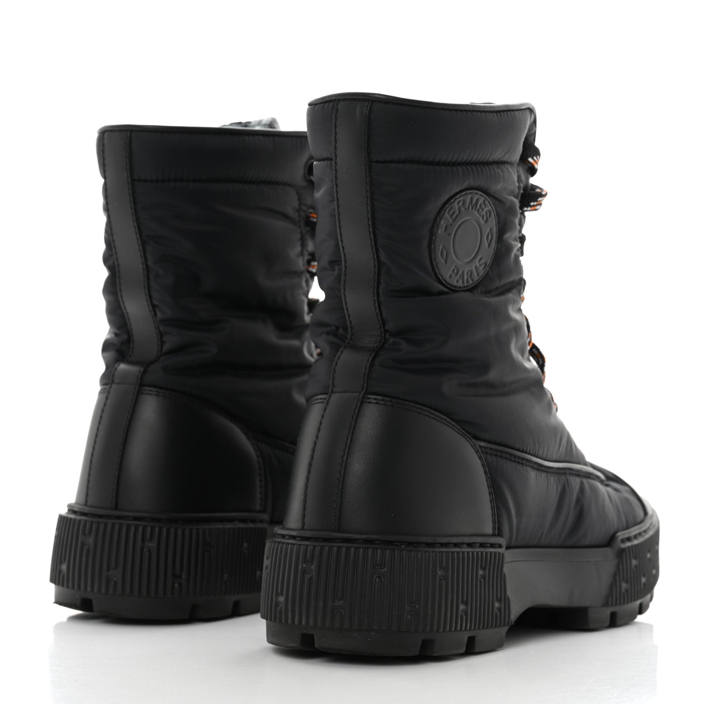 Calfskin Parachute Fresh Ankle Boots 37 Black