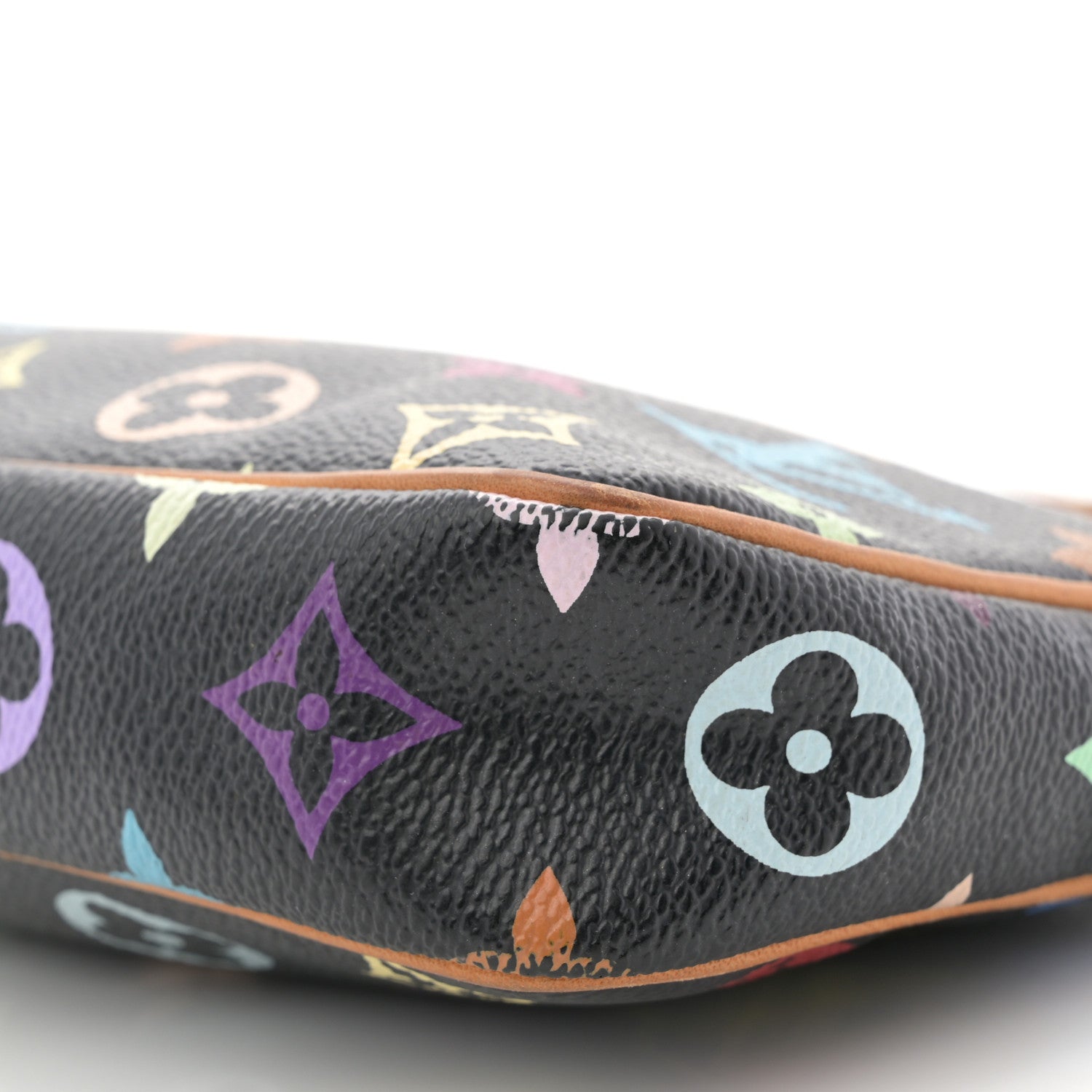 Louis Vuitton Monogram Multicolor Pochette Accessories Black 10 of 12