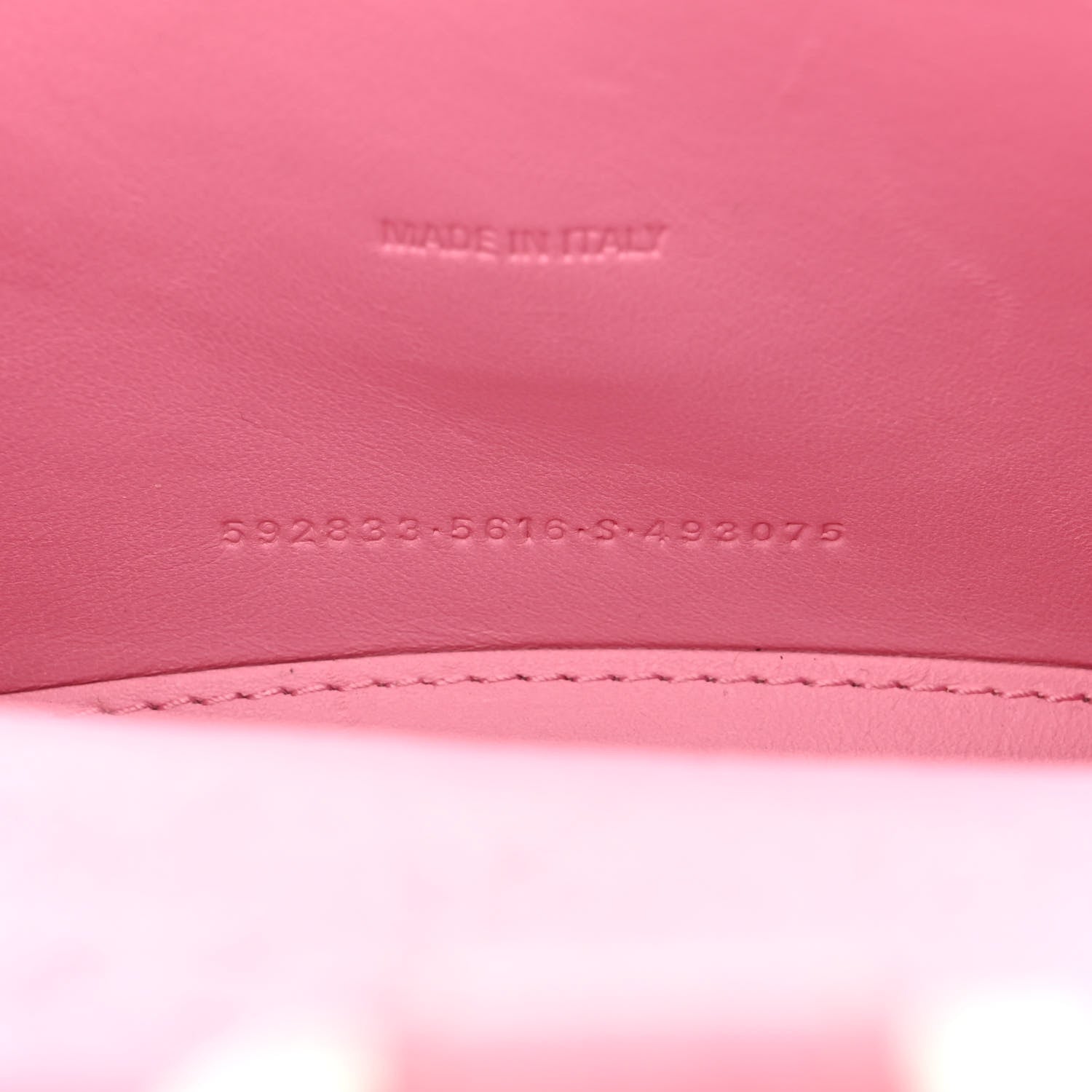 Balenciaga Shiny Calfskin Crocodile Embossed Hourglass Top Handle Bag XS Pink 8 of 14