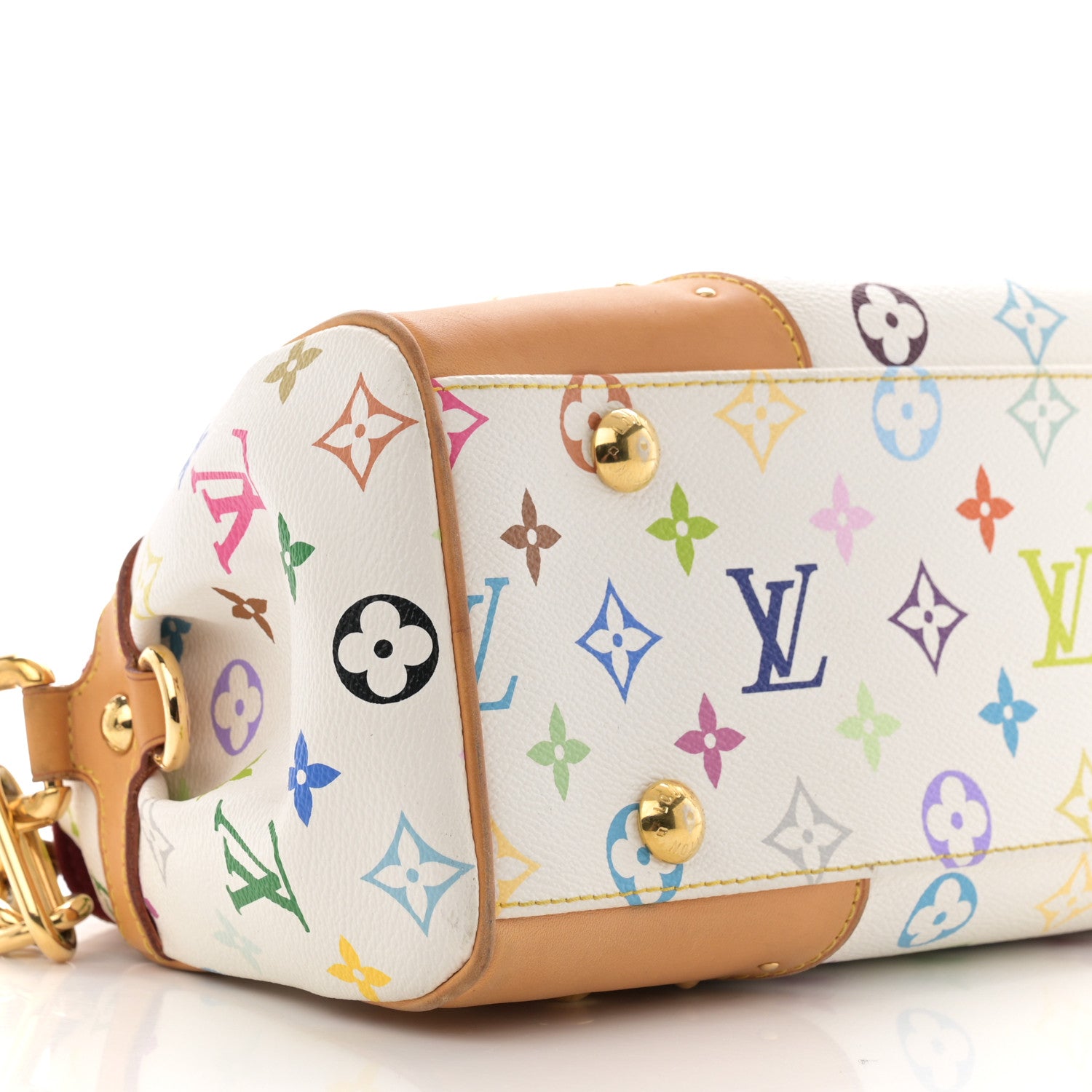 Louis Vuitton Monogram Multicolor Beverly MM White 9 of 15