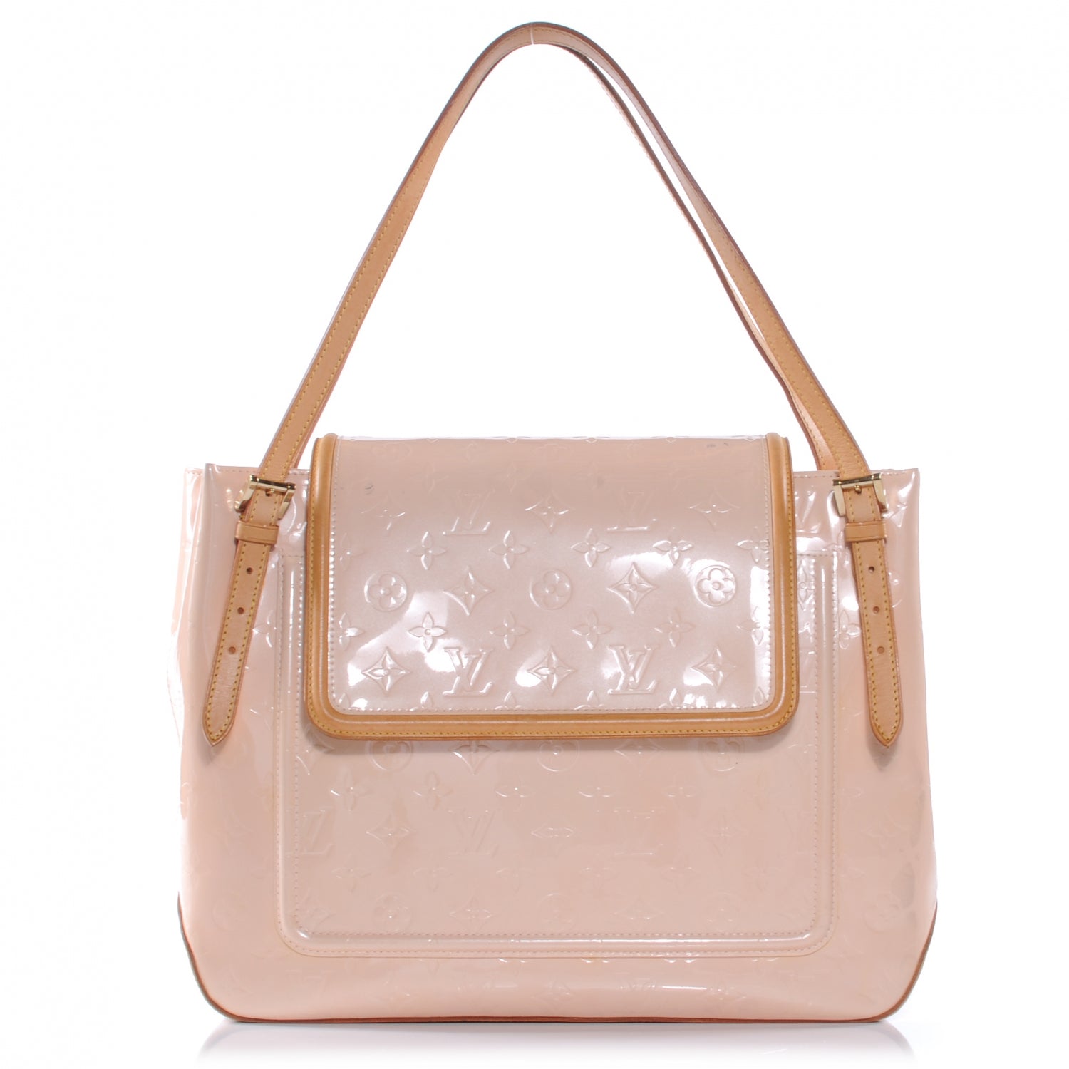 Louis Vuitton Vernis Petronia Street Marshmallow 1 of 7