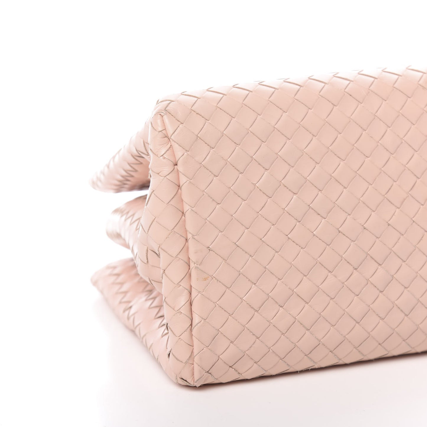 Light Calf Intrecciato Small Roma Flamingo